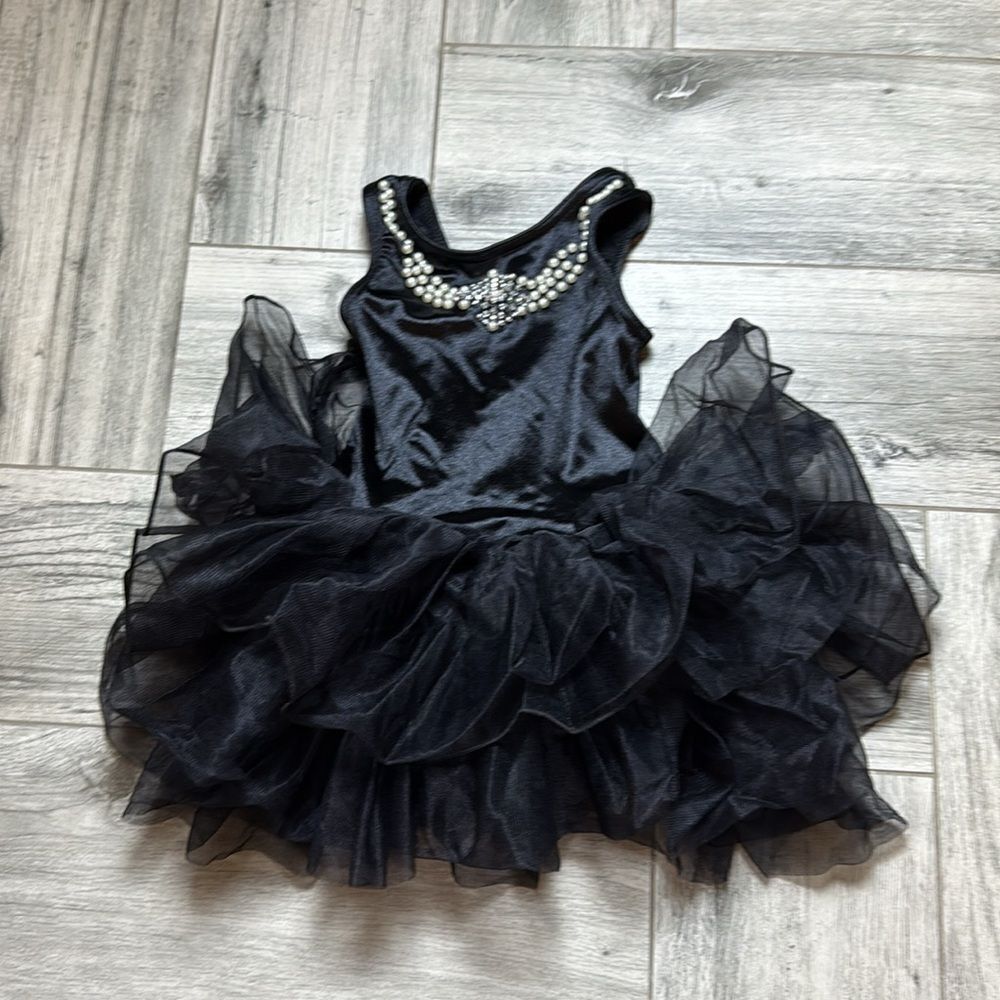 A Wish Come True Kids Girls 23061  Moon River Fit & Flare Dress Black Size XSC